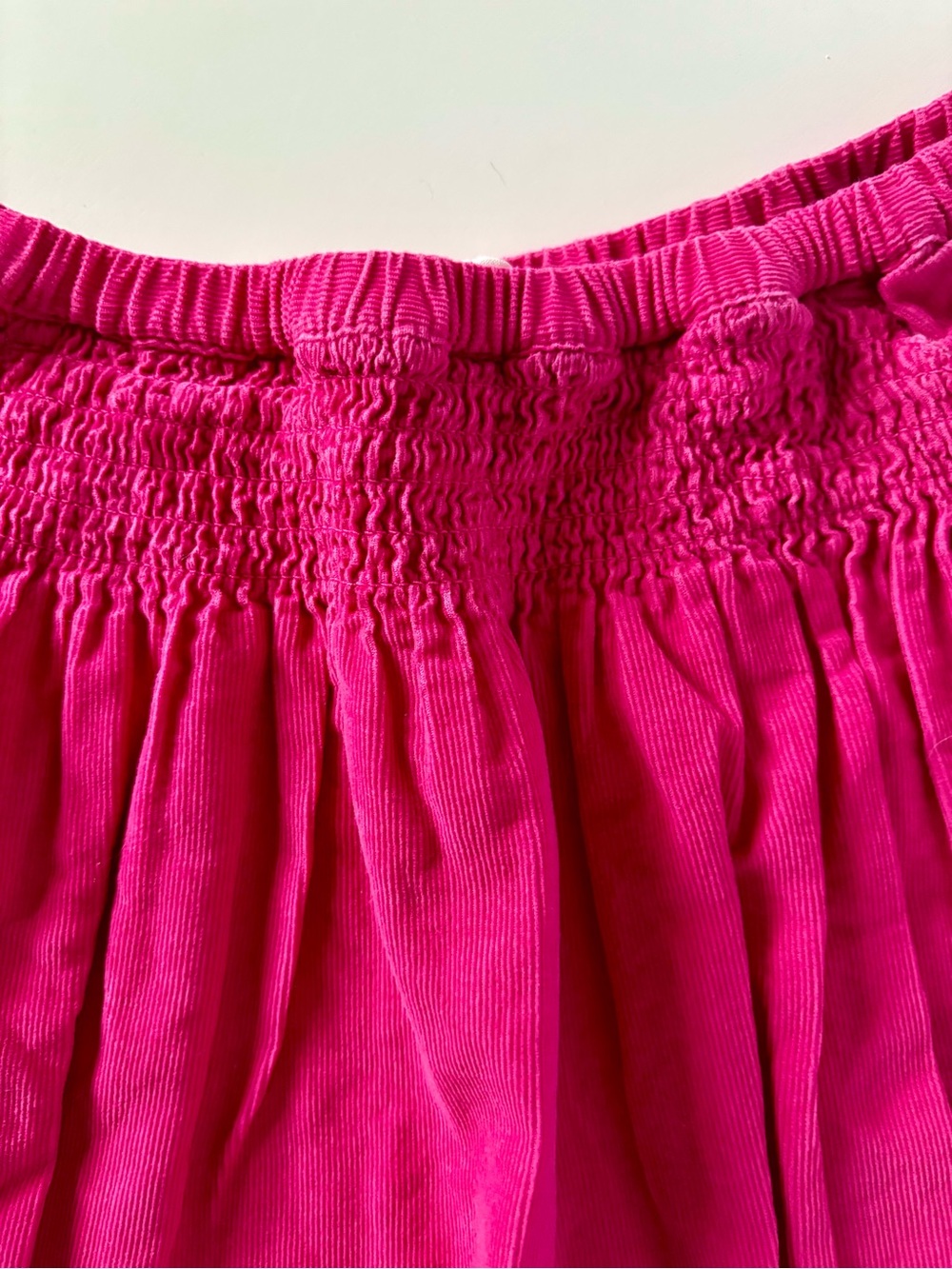 Mini Boden Bright Pink Lined Corduroy Skirt | 4–5Y | Like New - Picture 3 of 7